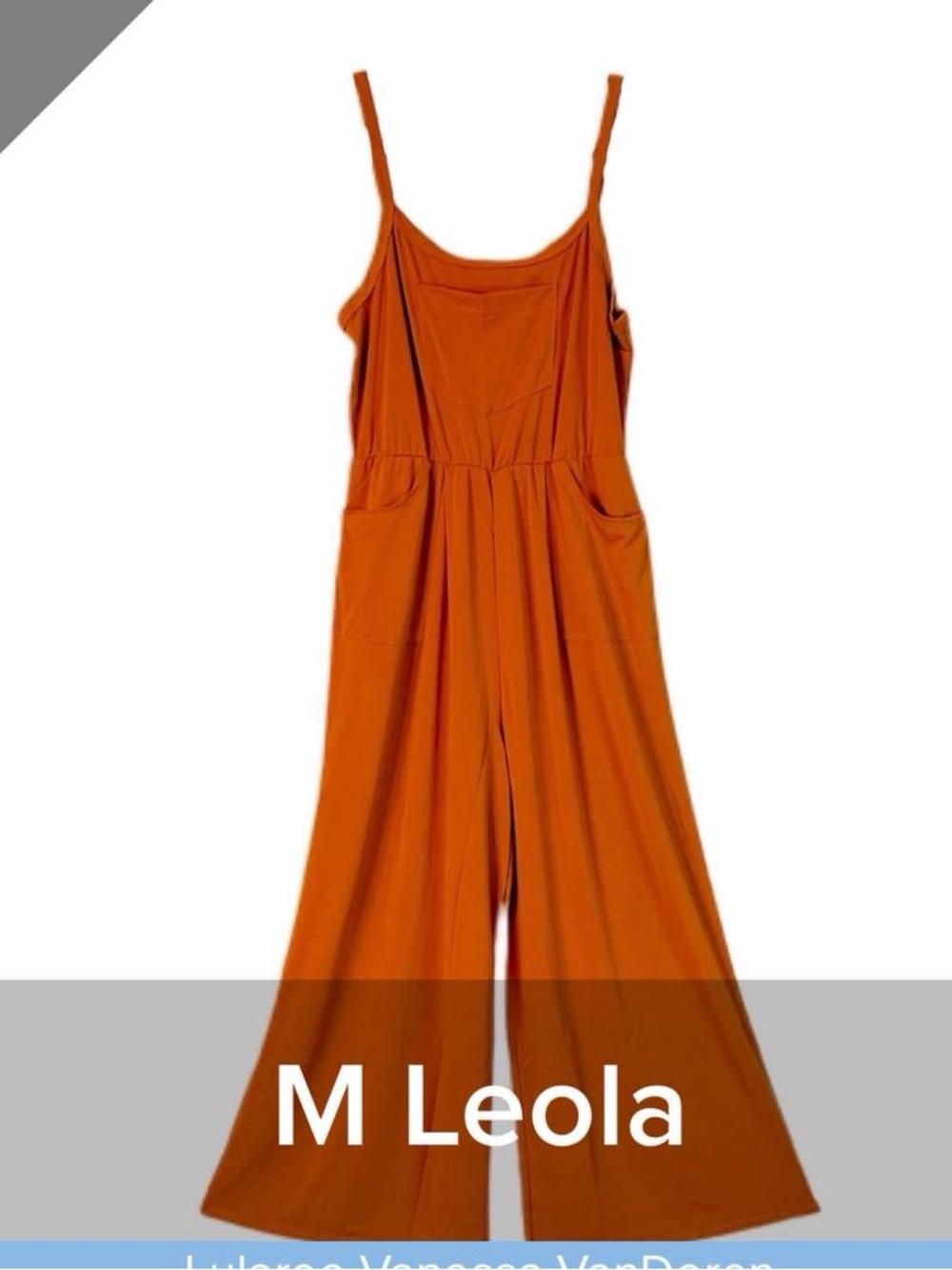LuLaRoe Leola Jumpsuit in Rust Orange